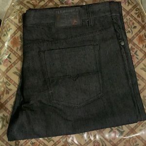 Vintage Genes Bootcut Fit Denim Jeans (Raw Black)